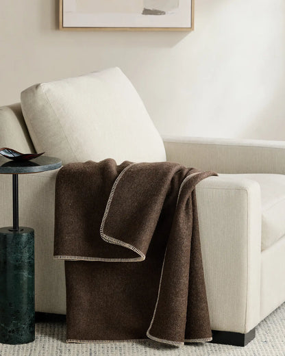 Wool Whipstitch Throw - US 8731