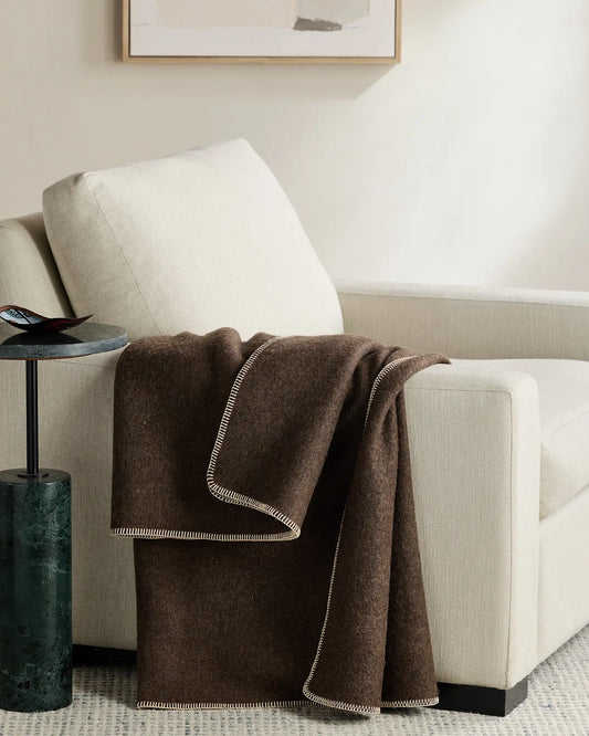 Wool Whipstitch Throw - US 8731