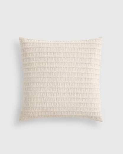 Ribbed Wool Cotton Pillow Cover - US 2245