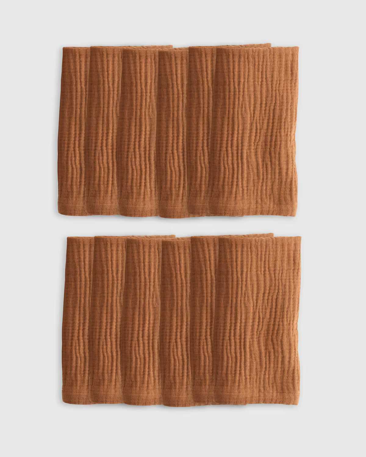 Organic Cotton Gauze Napkins, Set of 12 - US 0978