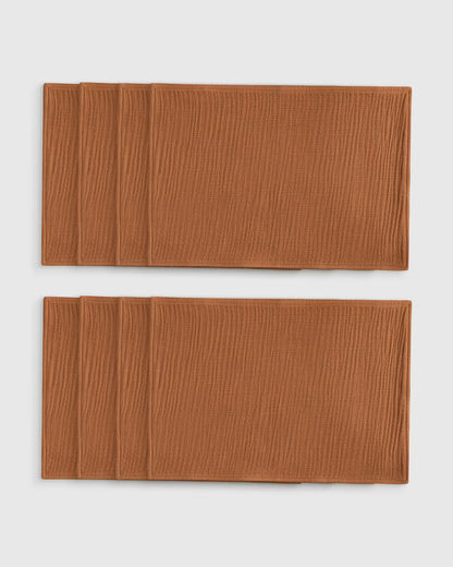 Organic Cotton Gauze Placemats (Set of 8) - US 8286