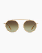 Gold/Clear with Green gradient lens