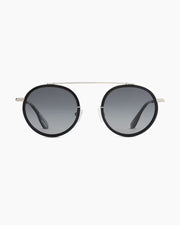 Silver/Black with Grey gradient lens