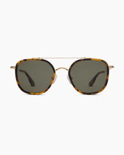 Gold/Fawn Tortoise with Green lens