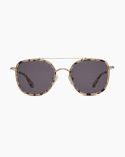 Gold/White Tortoise with Grey lens
