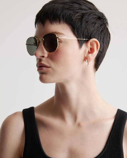 Leighton Polarized Stainless Steel Sunglasses - US 8229