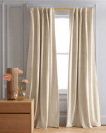 Luster Velvet Room Darkening Curtain - Single Panel - US 9918