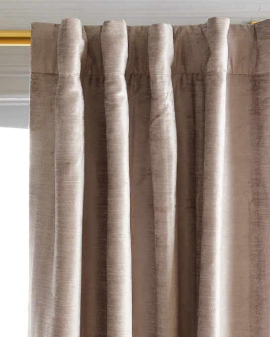 Luster Velvet Room Darkening Curtain - Single Panel - US 5242