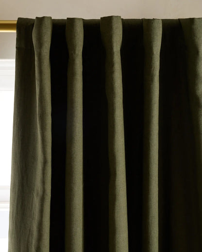 European Linen Room Darkening Curtain - Single Panel - US 5393
