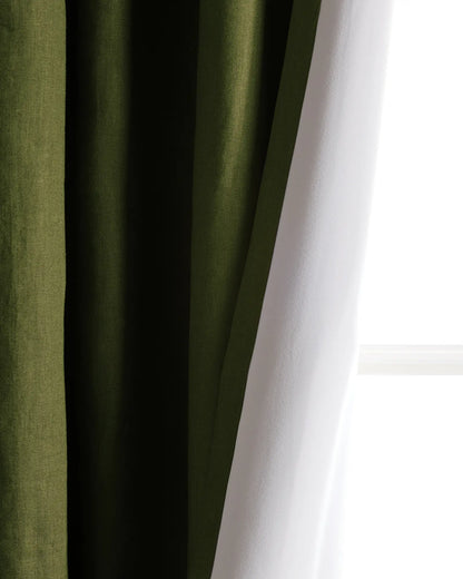 European Linen Room Darkening Curtain - Single Panel - US 5393