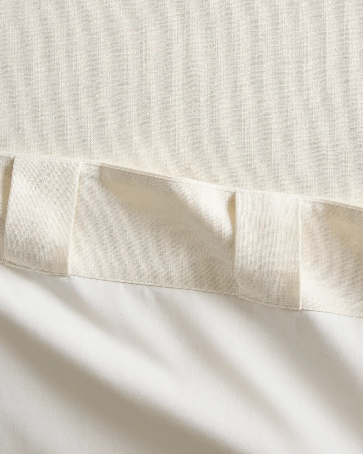 Piped Edge Cotton Curtain - Single Panel - US 2374