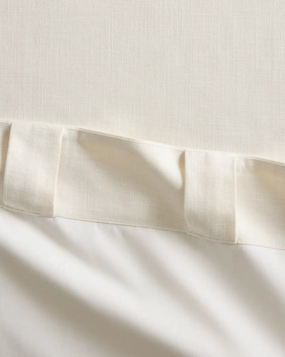 Piped Edge Cotton Curtain - Single Panel - US 2374