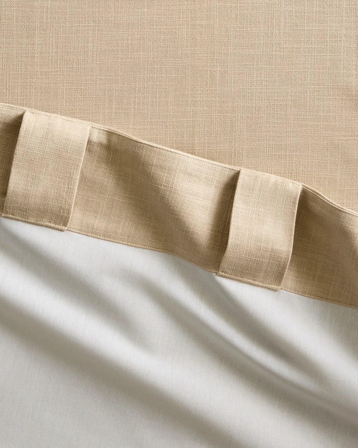 Piped Edge Cotton Curtain - Single Panel - US 7859