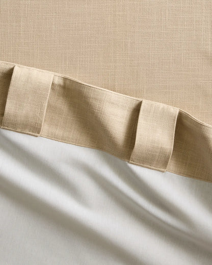 Piped Edge Cotton Curtain - Single Panel - US 7859