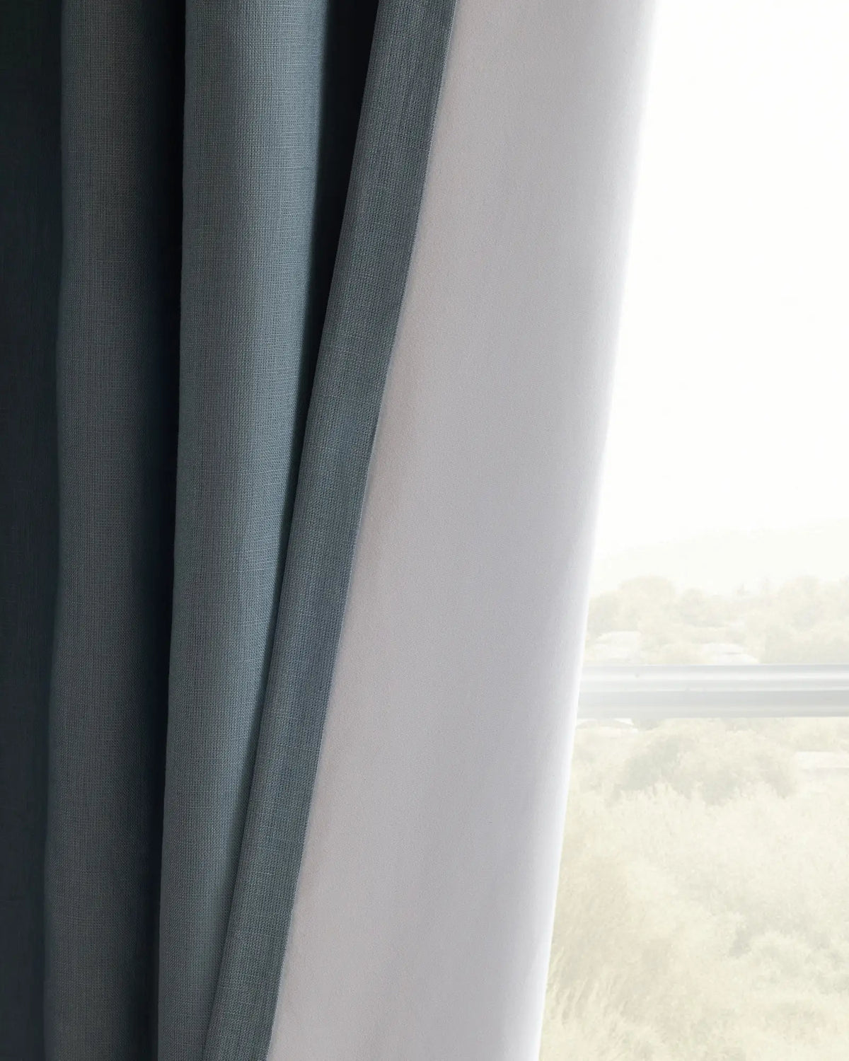 European Linen True Blackout Curtain - Single Panel - US 2348