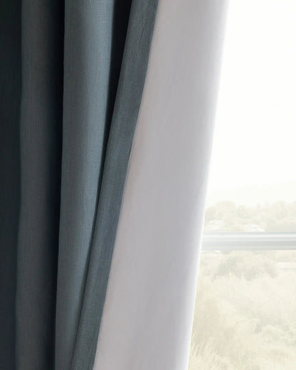 European Linen True Blackout Curtain - Single Panel - US 2348