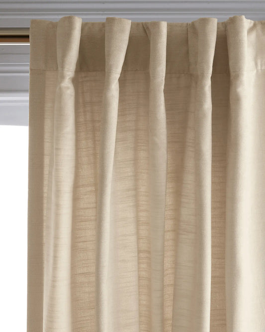 Luster Velvet Curtain - Single Panel - US 6849