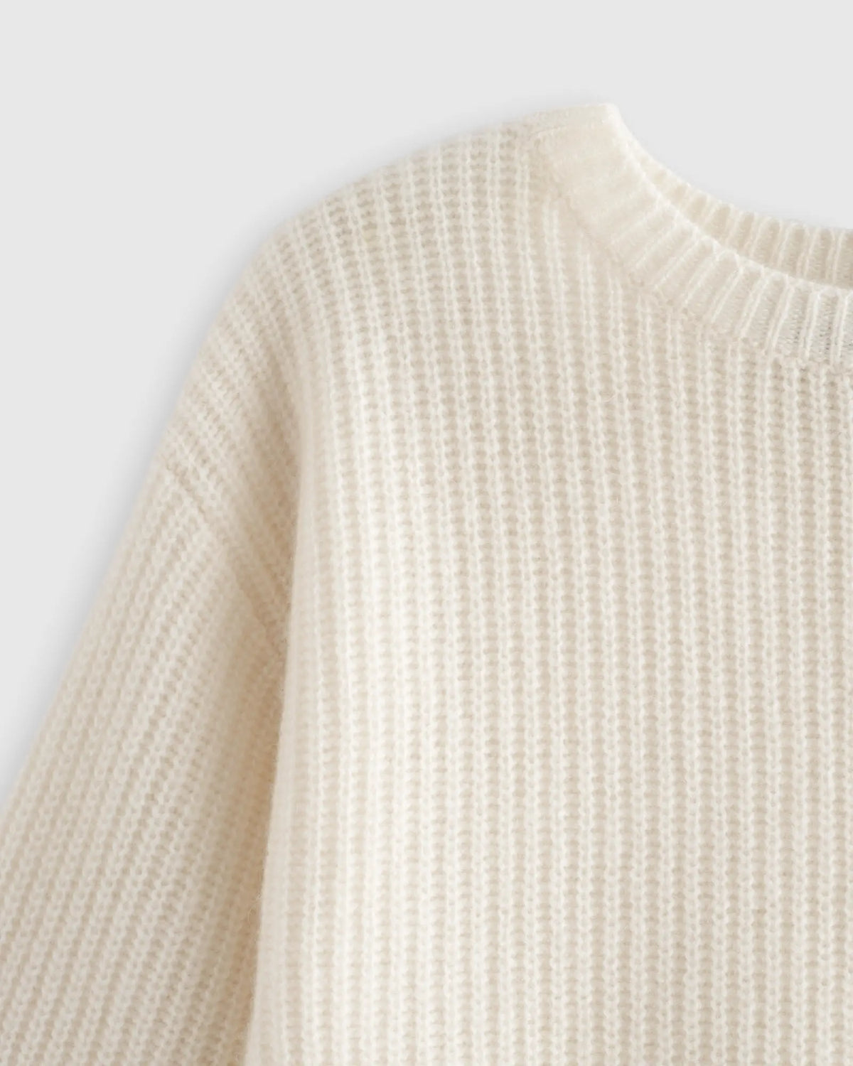 Washable Cashmere Fisherman Tunic Sweater - US 1509
