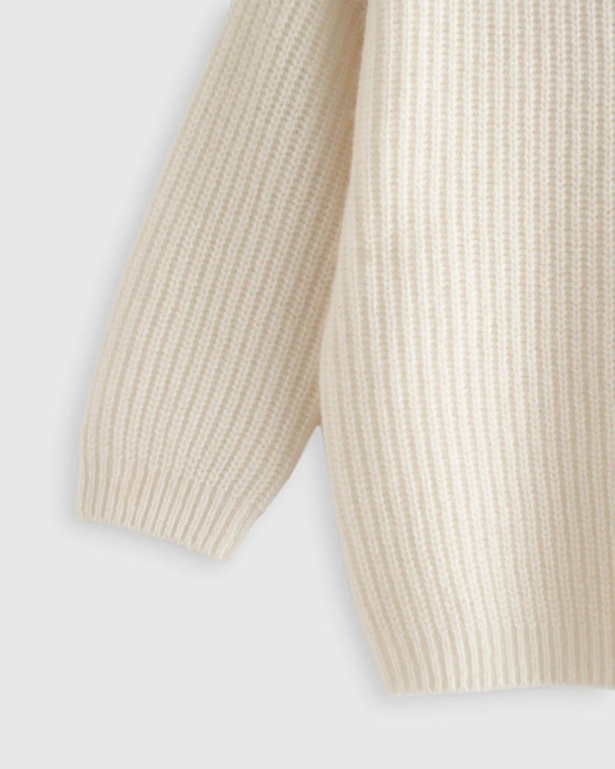 Washable Cashmere Fisherman Tunic Sweater - US 1509