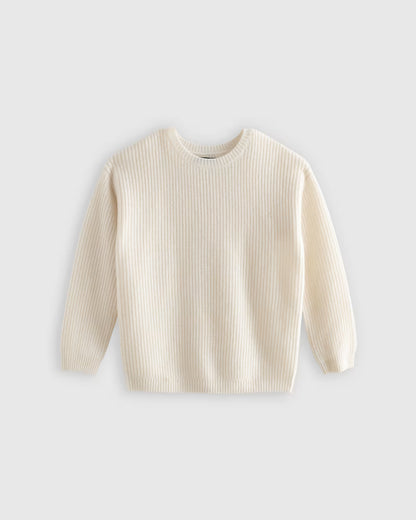 Washable Cashmere Fisherman Tunic Sweater - US 1509