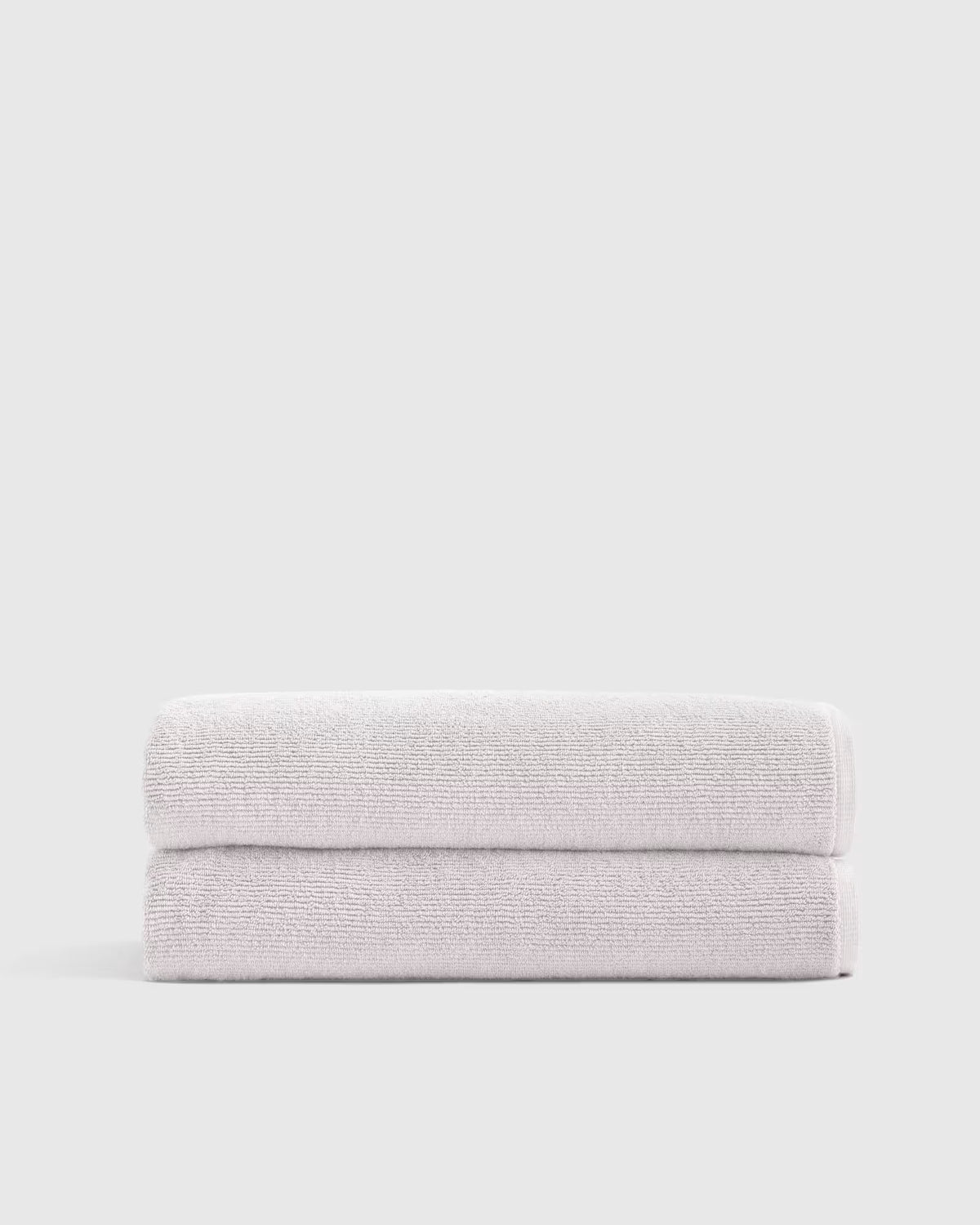 Turkish Ribbed Quick Dry Bath Sheet (Set of 2) - US 8160