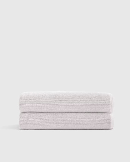 Turkish Ribbed Quick Dry Bath Sheet (Set of 2) - US 8160