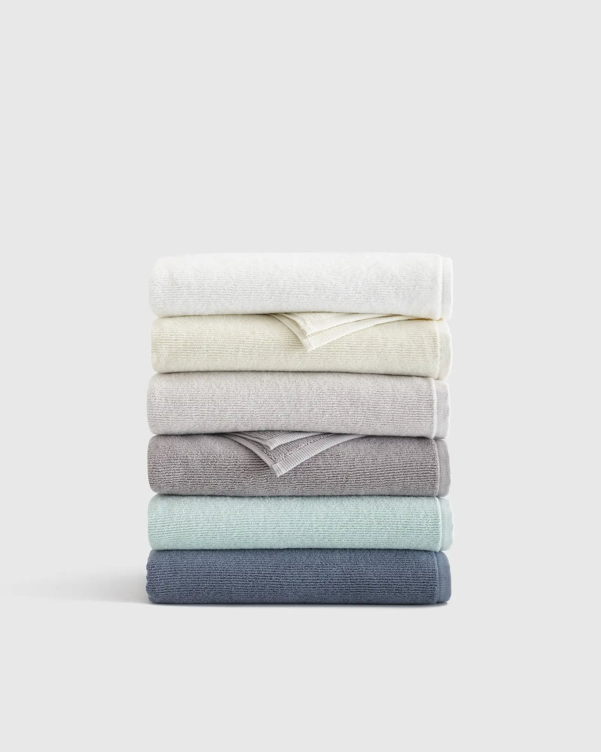 Turkish Ribbed Quick Dry Bath Towel Bundle - US 4059