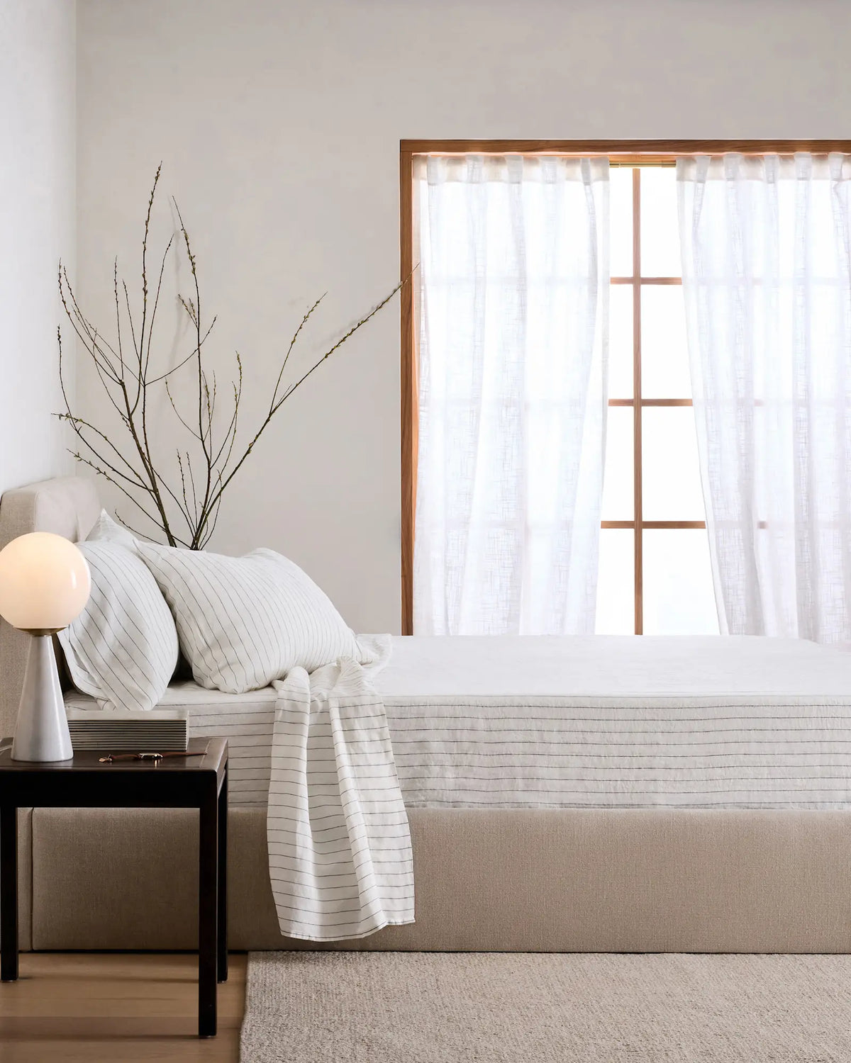 European Linen Stripe Sheet Set - US 3508