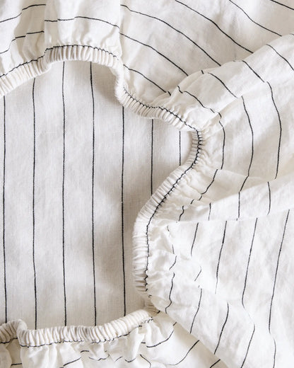 European Linen Stripe Sheet Set - US 3508
