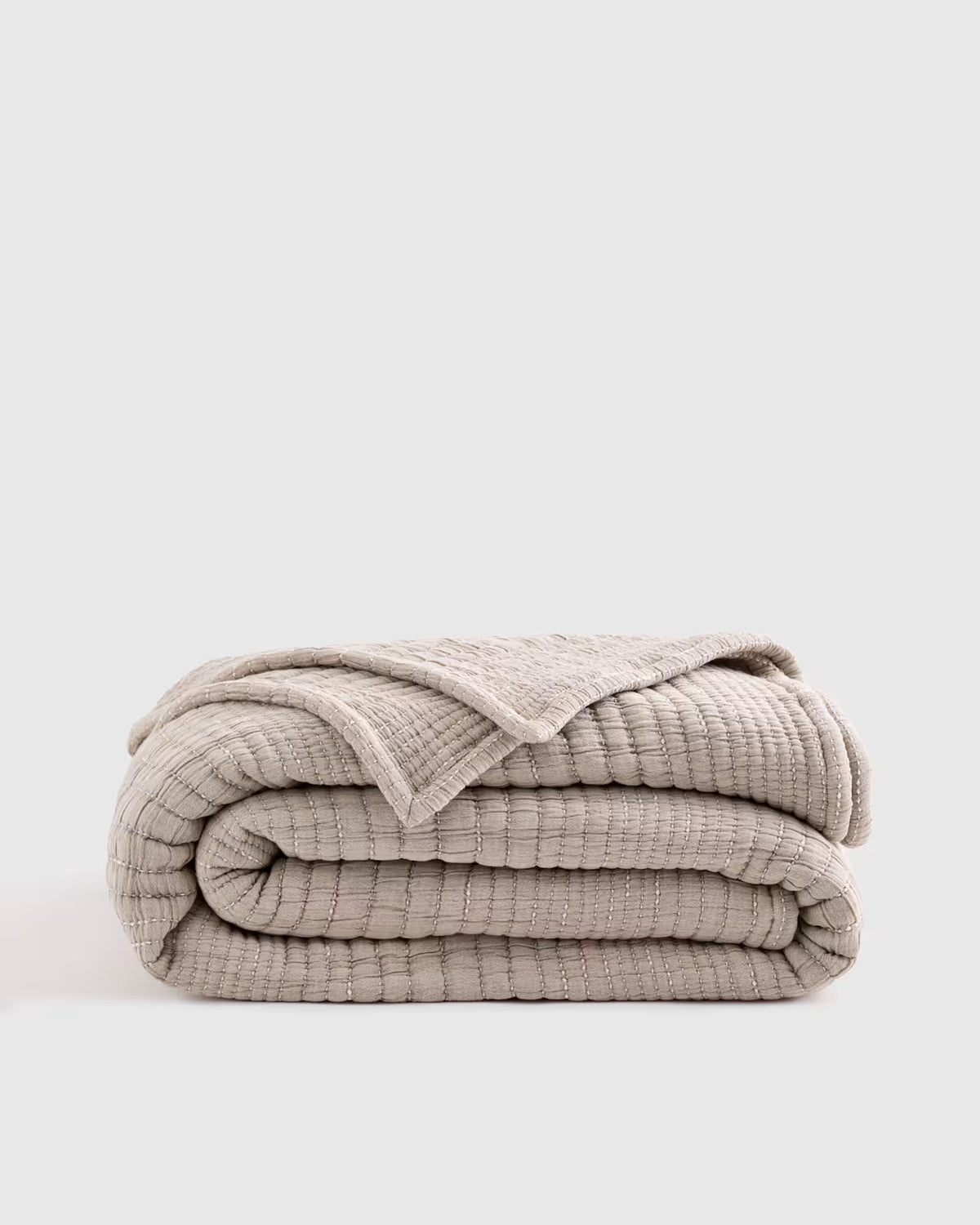 Organic Cotton Channel Stitch Coverlet - US 2327