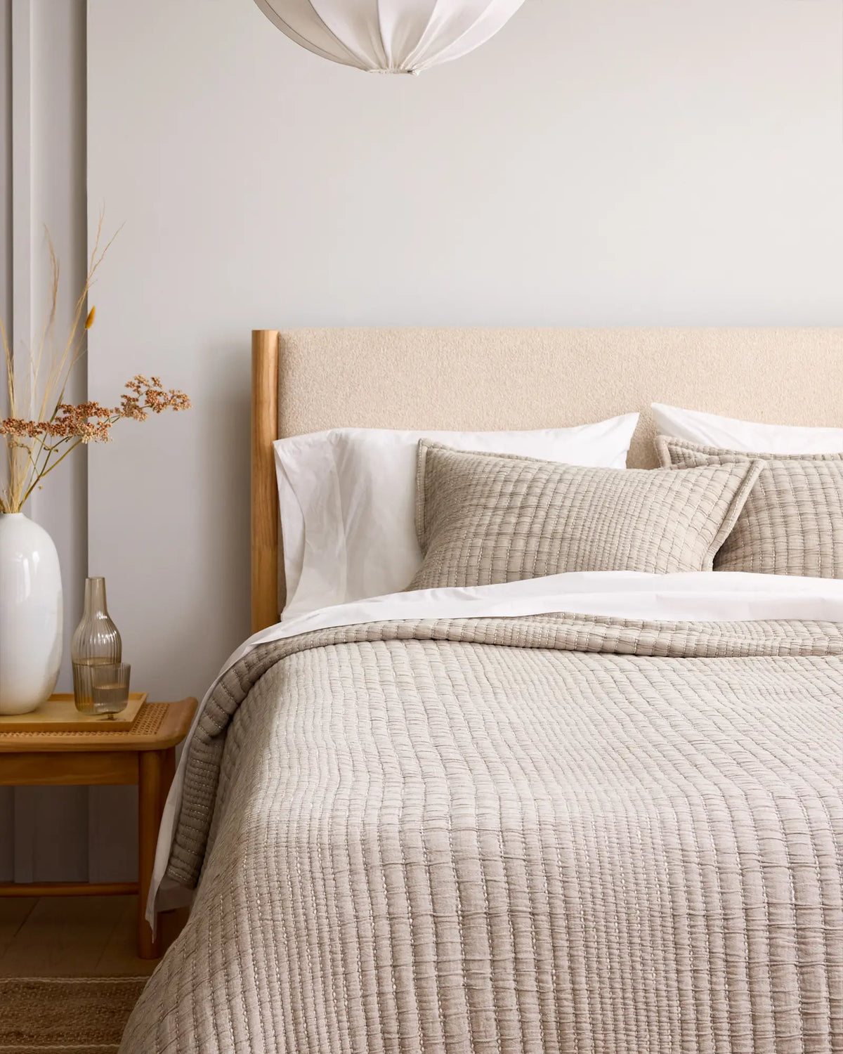 Organic Cotton Channel Stitch Coverlet - US 2327