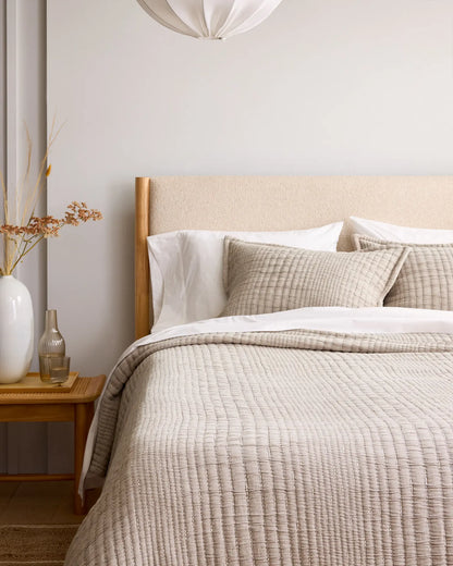 Organic Cotton Channel Stitch Coverlet - US 2327