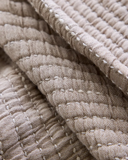 Organic Cotton Channel Stitch Coverlet - US 2327