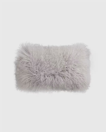 Luxe Mongolian Lamb Lumbar Pillow Cover - US 7539