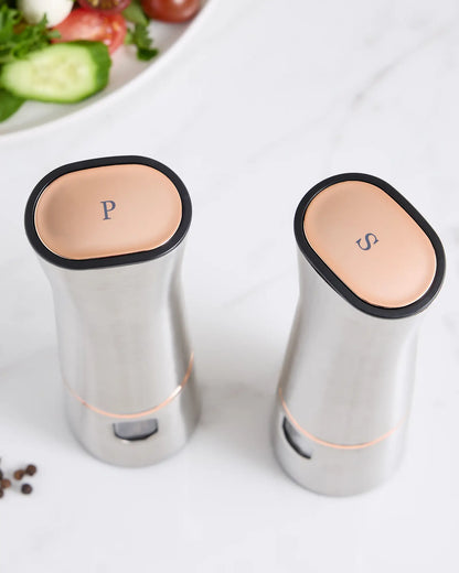 Stainless Steel Electric Pepper Mill - US 7946