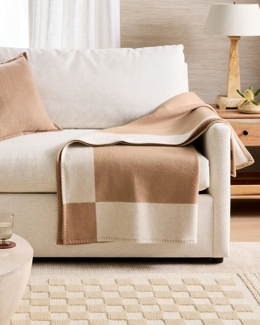Merino Wool & Cashmere Luxury Throw - US 4166