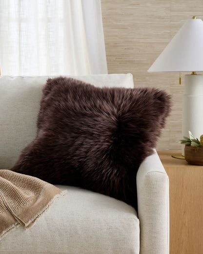 Natural Sheepskin Accent Pillow Cover - US 0388
