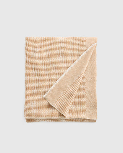 Lightweight Cashmere Wool Patterned Throw - US 6048
