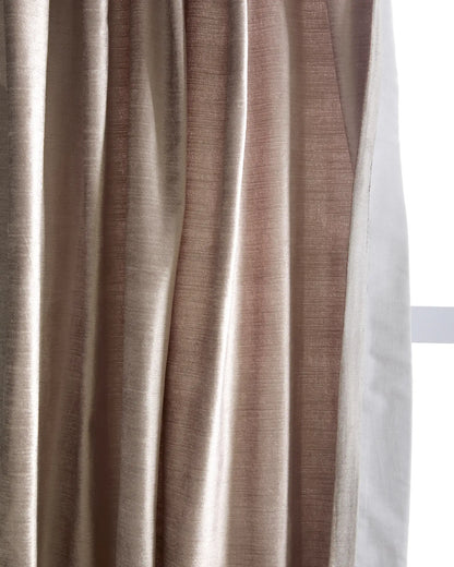 Luster Velvet Curtain - Single Panel - US 3202