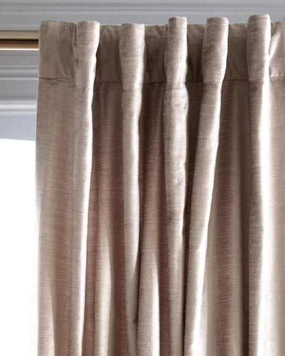 Luster Velvet Curtain - Single Panel - US 3202