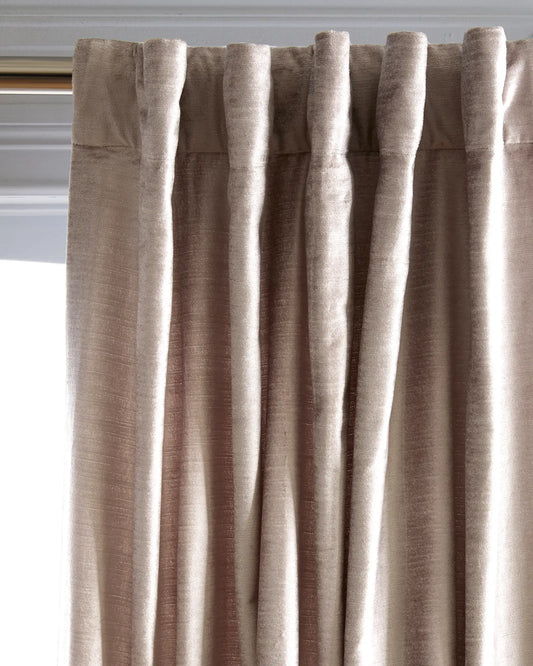 Luster Velvet Curtain - Single Panel - US 3202