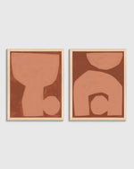 Unit in Terracotta by Michael Kempen (Set of 2) - US 0761