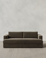 Sierra Curved Arm Sofa in Performance Velvet - US 2104