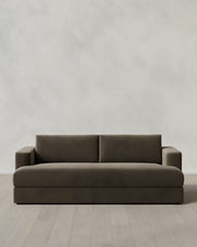 Sierra Curved Arm Sofa in Performance Velvet - US 2104