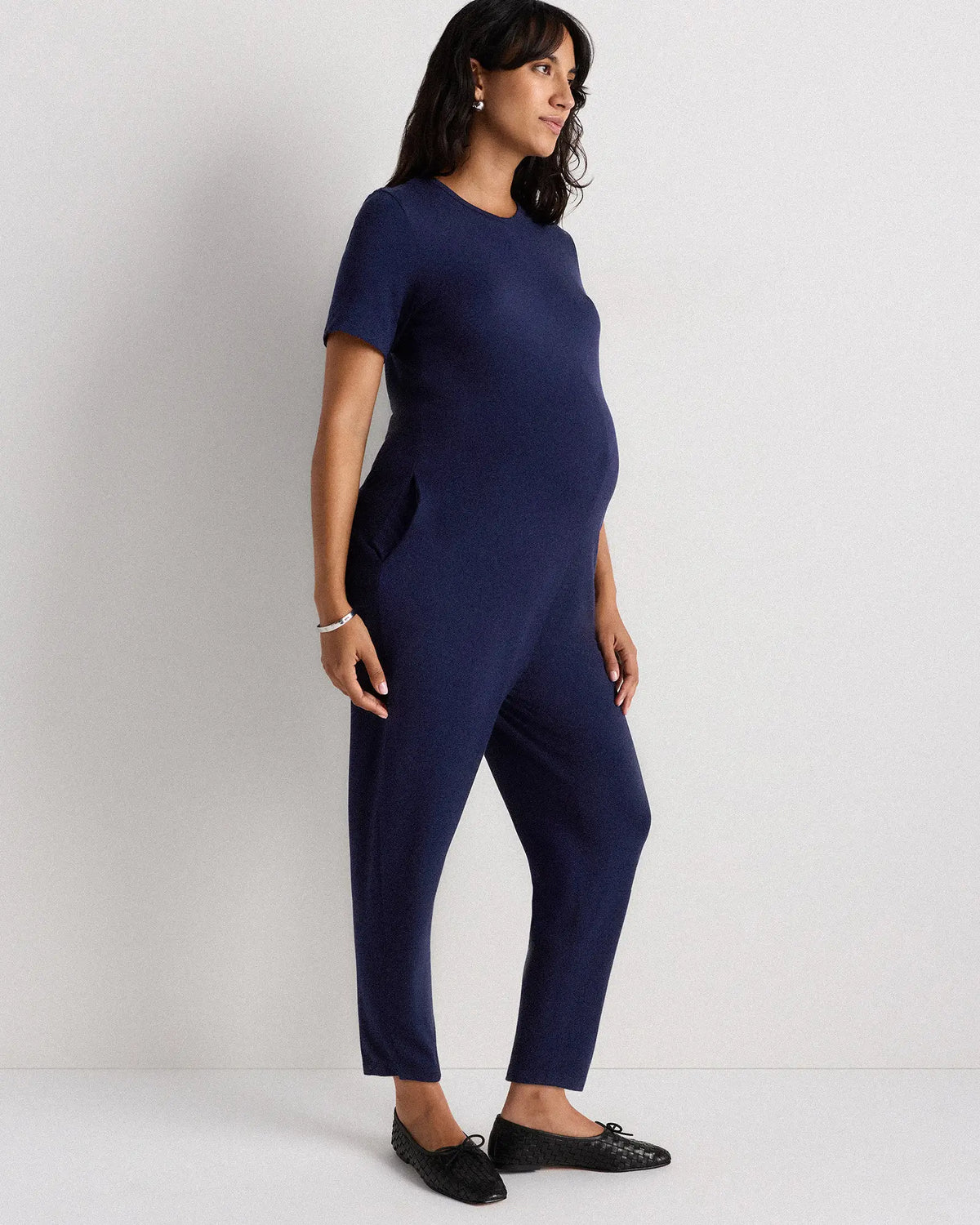 Bamboo Jersey Maternity Everyday Jumpsuit - US 2624