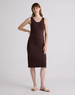 Recycled Knit Maternity Tank Midi Dress - US 7402
