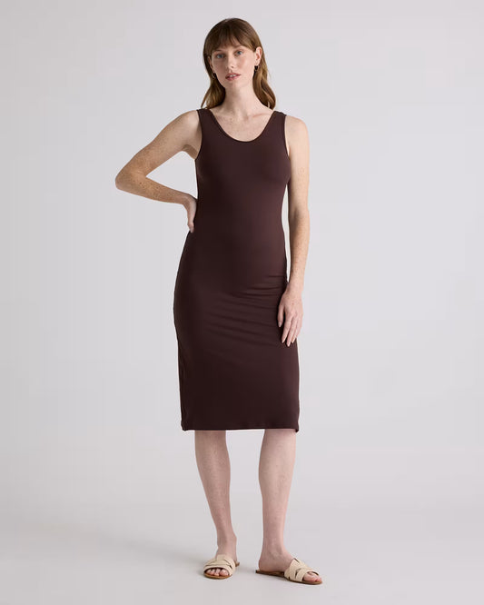 Recycled Knit Maternity Tank Midi Dress - US 7402