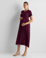 Bamboo Jersey Maternity & Nursing T-Shirt Dress - US 2080