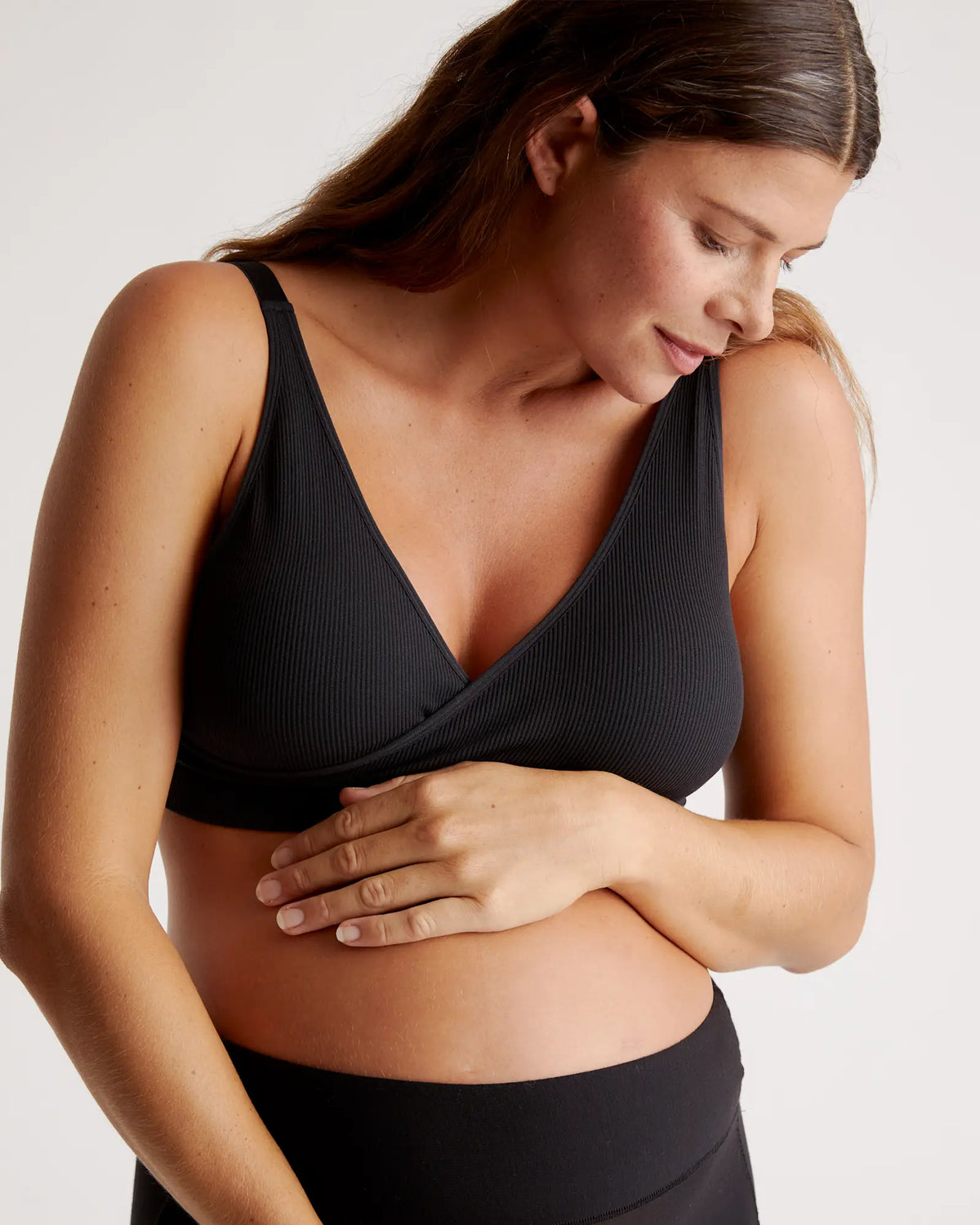 Seamless Crossover Nursing & Lounge Bra (2-pack) - US 6014