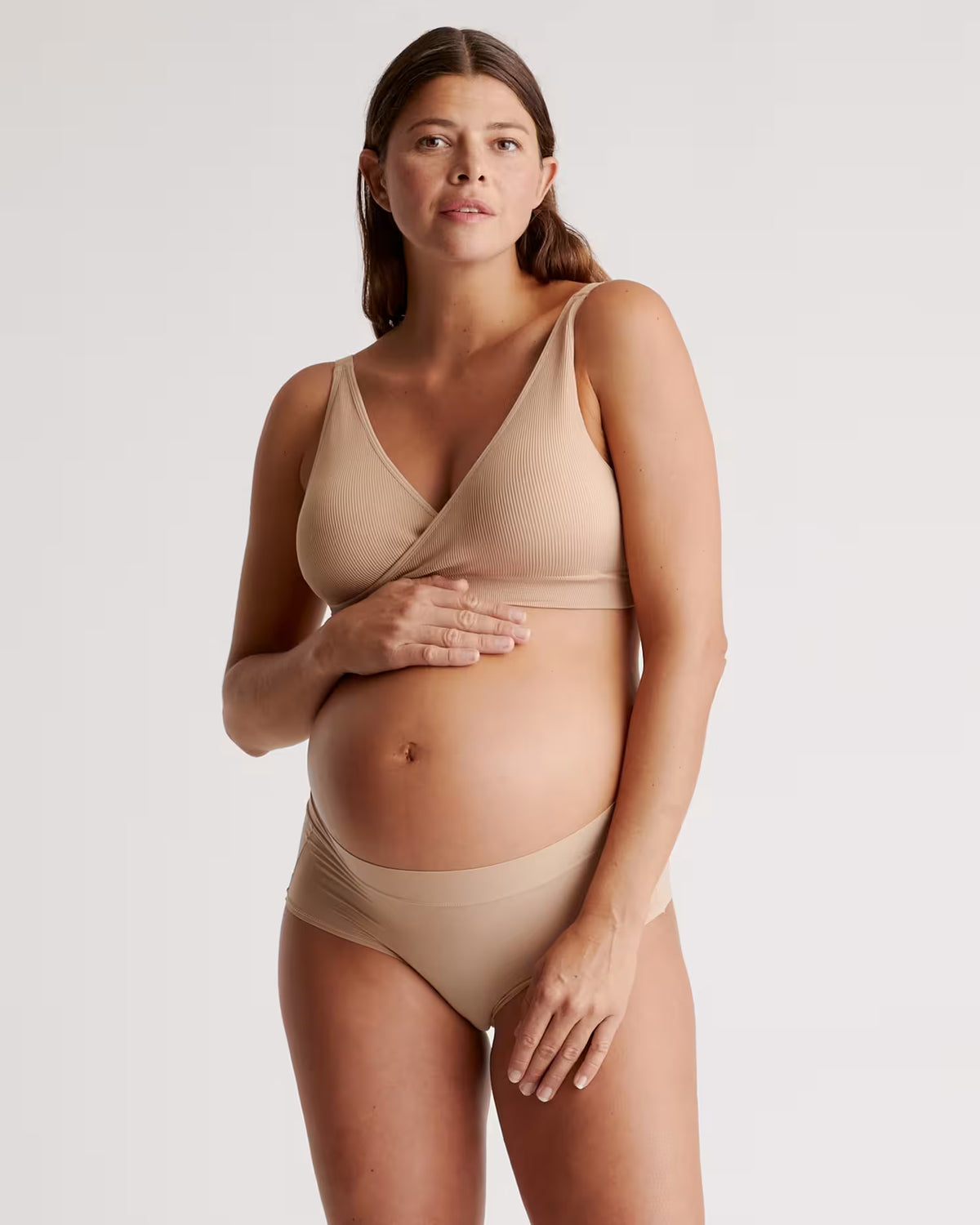 Seamless Crossover Nursing & Lounge Bra (2-pack) - US 0546